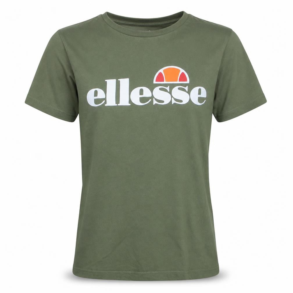 Ellesse Womens Green Size 6 Logo Crew Neck T-Shirt