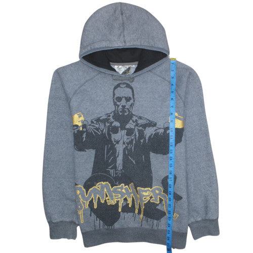 New Era Extreme Men's Grey XL Pullover Hoodie Punisher Graphic