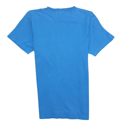 Carhartt Men's Blue Logo Regular Fit Cotton T-Shirt Size S