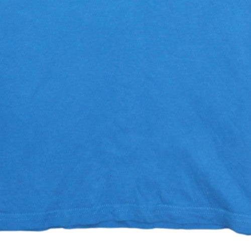 Carhartt Men's Blue Logo Regular Fit Cotton T-Shirt Size S
