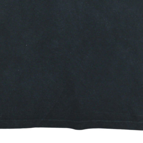 Champion Men's Black Cotton Short Sleeve T-Shirt Size L