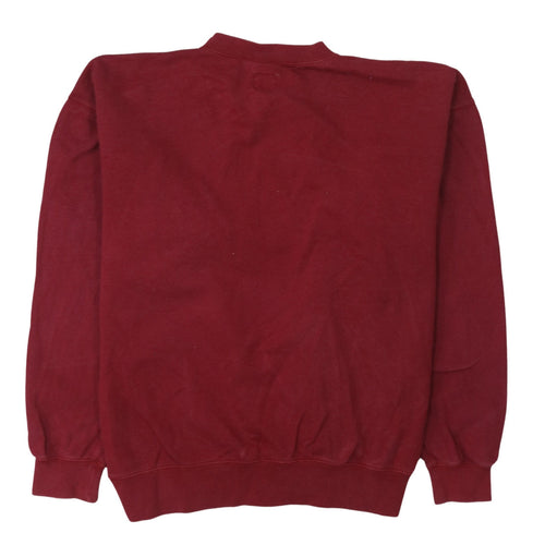 Levi's Men's Red XL Crew Neck Logo Pullover Sweatshirt