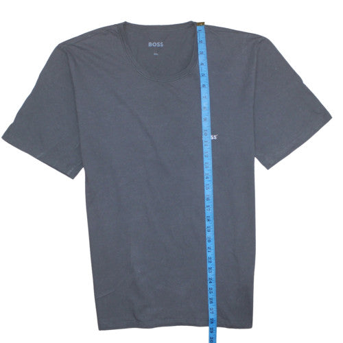 BOSS Mens Grey Short Sleeve Crew Neck Cotton T-Shirt XXL