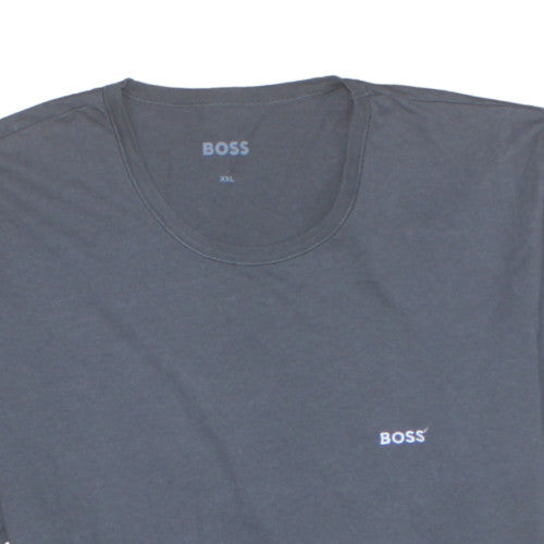 BOSS Mens Grey Short Sleeve Crew Neck Cotton T-Shirt XXL