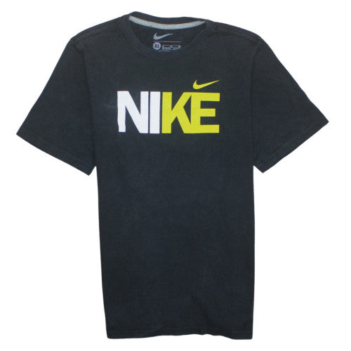Nike Men's Black XL Graphic Print Crew Neck T-Shirt