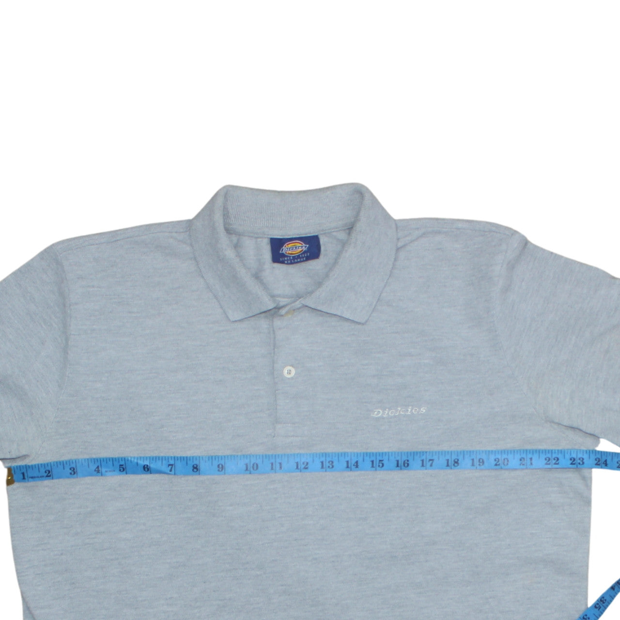 Dickies Men's Grey 2XL Cotton Short Sleeve Workwear Polo Shirt