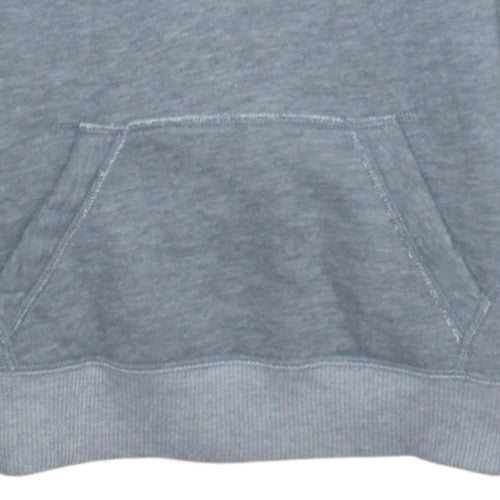 Hollister Womens Grey XS Pullover Hoodie with Logo Print