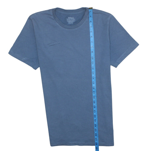 Polo Ralph Lauren Men's Blue Slim Fit Cotton Crew Neck T-Shirt Size M