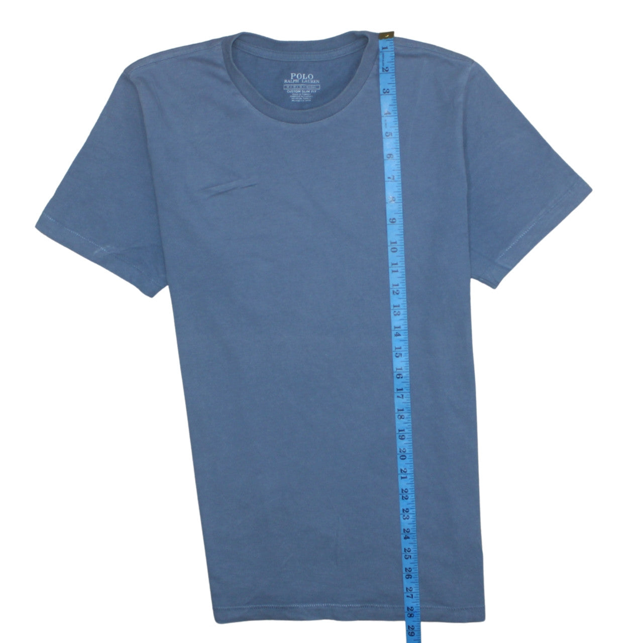 Polo Ralph Lauren Men's Blue Slim Fit Cotton Crew Neck T-Shirt Size M