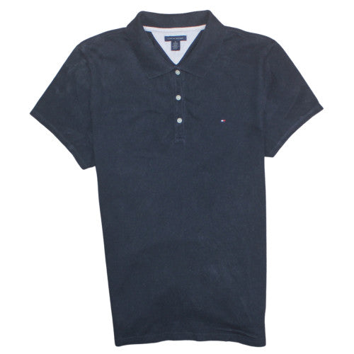 Tommy Hilfiger Men's Black XL Cotton Polo Shirt Classic Logo