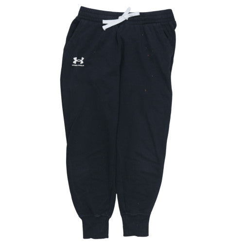 Under Armour Men Black L Jogger Sweatpants Loose Fit Activewear