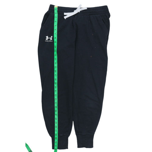 Under Armour Men Black L Jogger Sweatpants Loose Fit Activewear