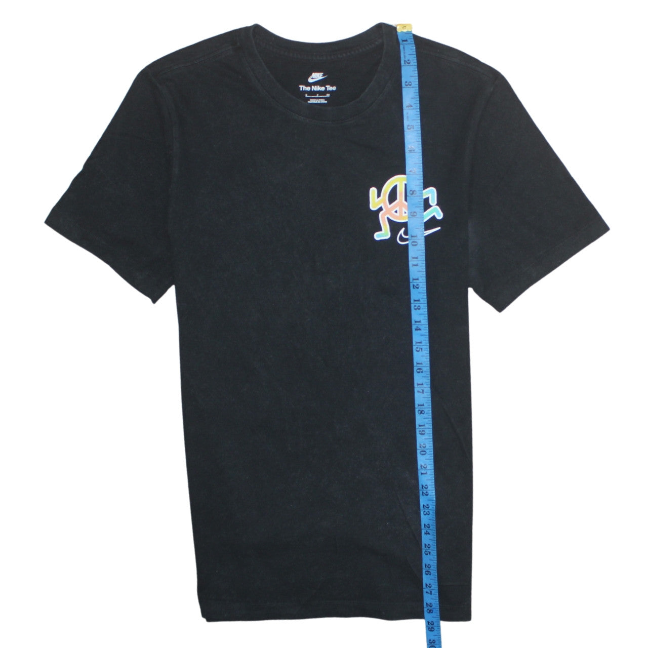 Nike Men's Black Peace Love Graphic Short Sleeve T-Shirt Size S