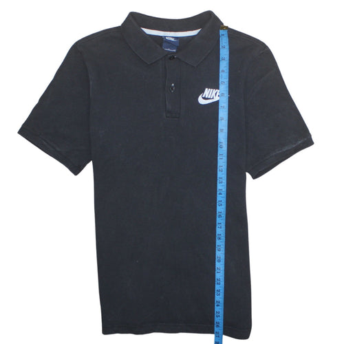 Nike Men’s Black Polo Shirt Size S Cotton Regular Fit