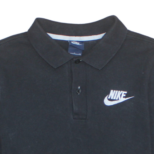 Nike Men’s Black Polo Shirt Size S Cotton Regular Fit