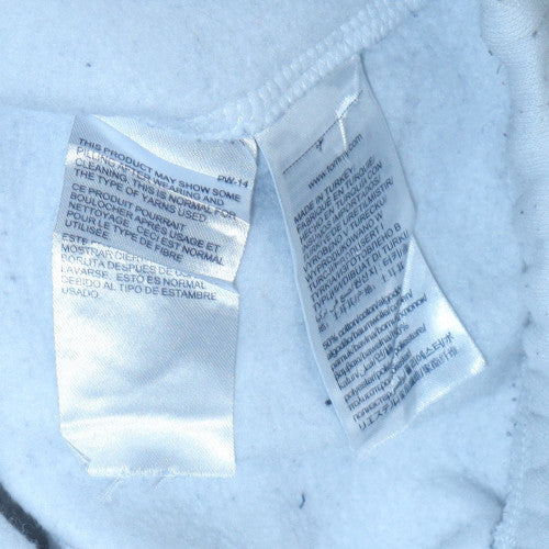 Tommy Jeans Womens Navy White XS Colourblock Pullover Hoodie