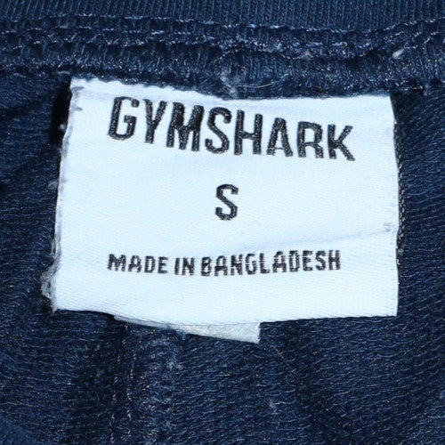 Gymshark Women's Navy Jogger Sweatpants S Drawstring Elastic Waist
