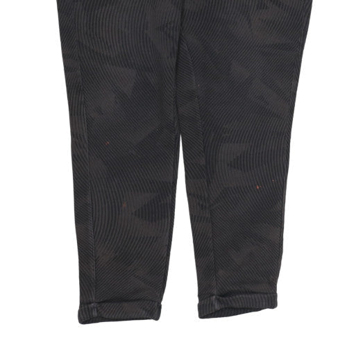 Puma Men's Black Camouflage Jogger Trousers Size M Regular Fit