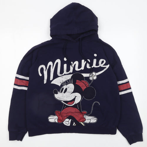 Atmosphere Women Navy Blue Minnie Mouse Hoodie Size 18 Cotton