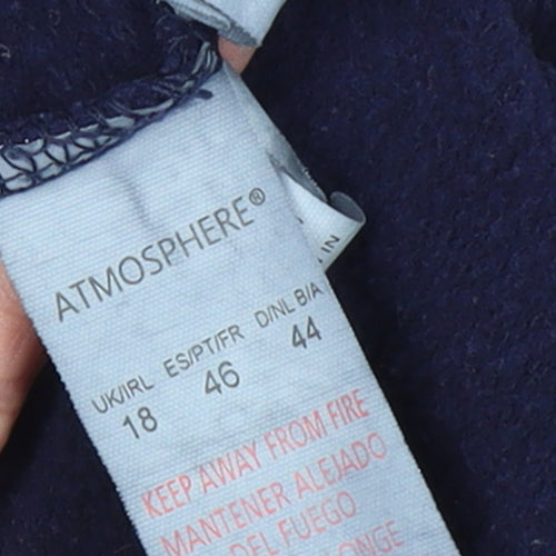 Atmosphere Women Navy Blue Minnie Mouse Hoodie Size 18 Cotton