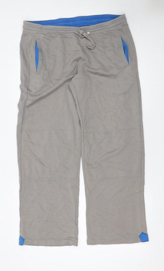 Hugo Boss Men's Grey XL Sweatpants Jersey Cotton Trousers