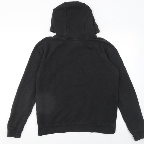 Nike Women Black Small Pullover Hoodie Sweatshirt Fleece Logo