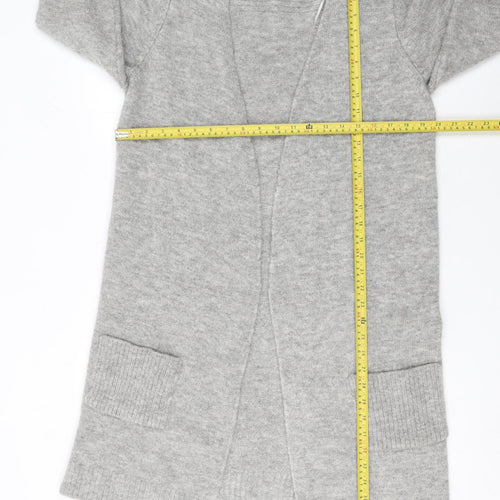Marks and Spencer Women’s Grey Longline Knit Cardigan Size 8