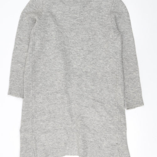Marks and Spencer Women’s Grey Longline Knit Cardigan Size 8