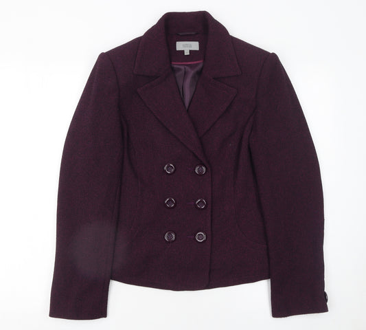 Marks and Spencer Women’s Purple Blazer Jacket UK 14 Classic Fit