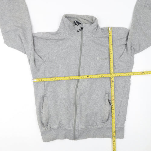 Bench Men’s Grey Full Zip Sweatshirt Jacket Size M