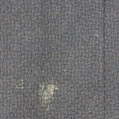Next Women’s Black Wool Blend Military Zip Coat Size 14