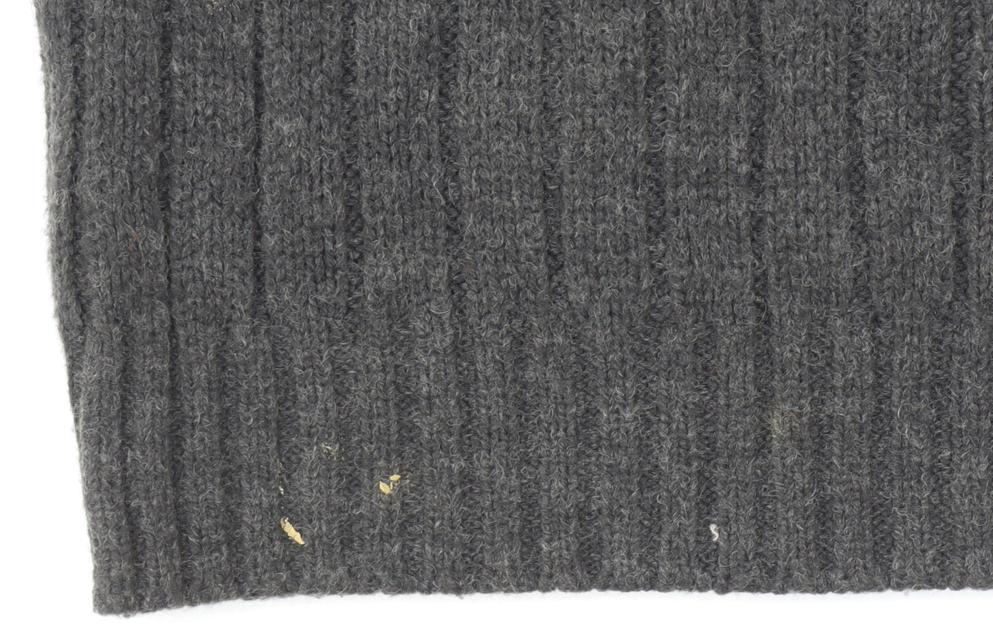 Onfire Men Grey 1/2 Zip High Neck Knit Jumper Size M