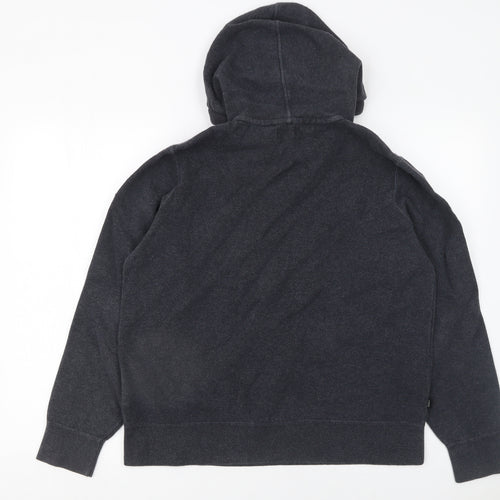 Superdry Womens Grey Size 14 Hooded Basic Activewear Jacket