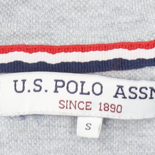 U.S. Polo Assn. Men's Grey Full Zip Hoodie Size S