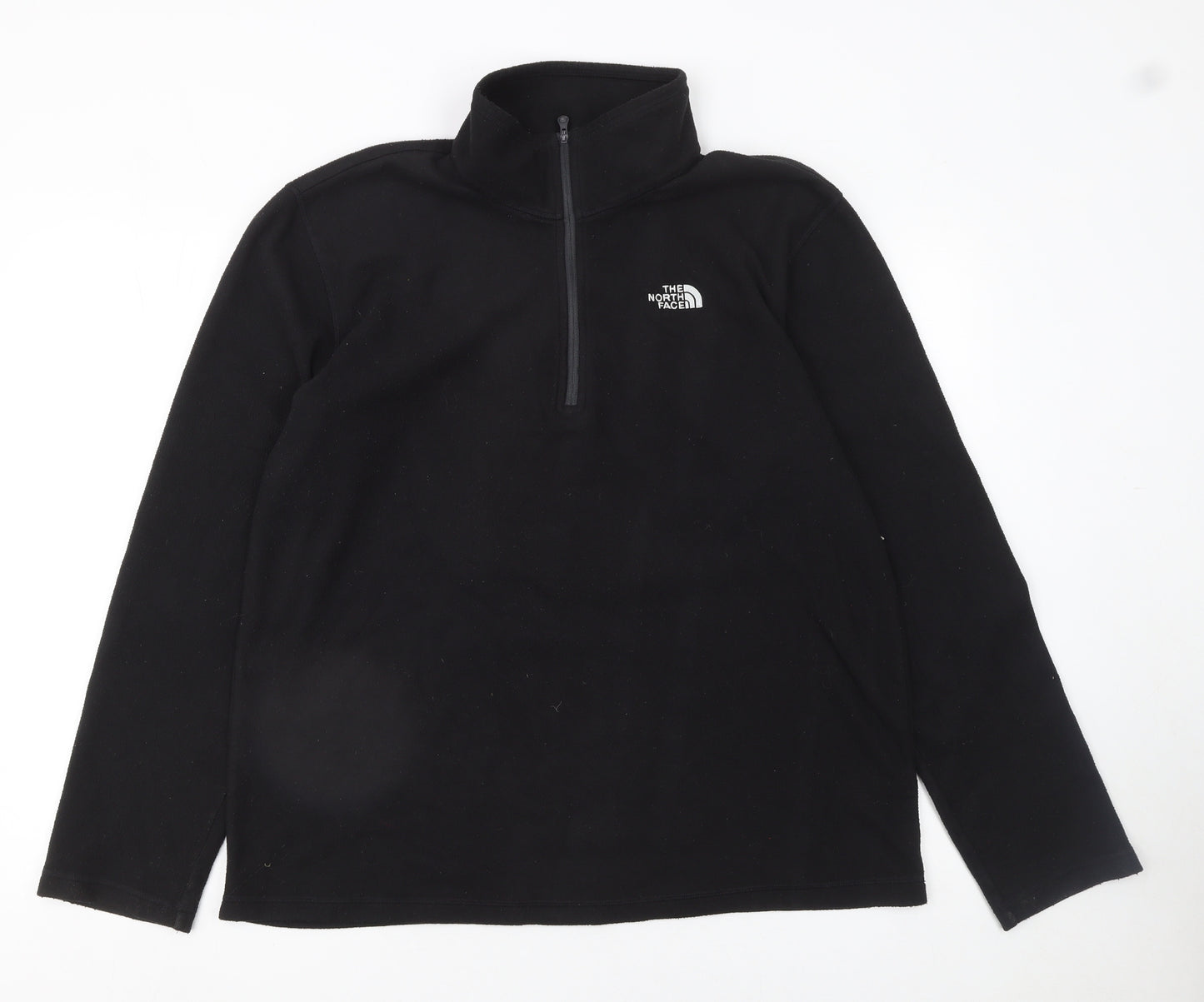 The North Face Men’s Black Fleece 1/4 Zip Pullover Sweatshirt Size L