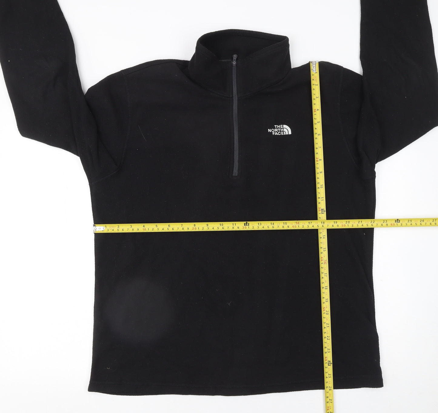 The North Face Men’s Black Fleece 1/4 Zip Pullover Sweatshirt Size L
