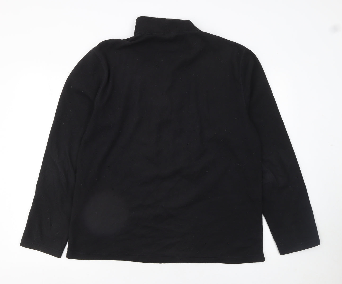 The North Face Men’s Black Fleece 1/4 Zip Pullover Sweatshirt Size L