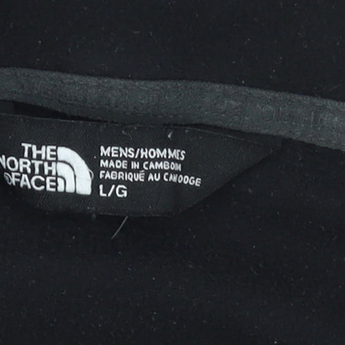 The North Face Men’s Black Fleece 1/4 Zip Pullover Sweatshirt Size L