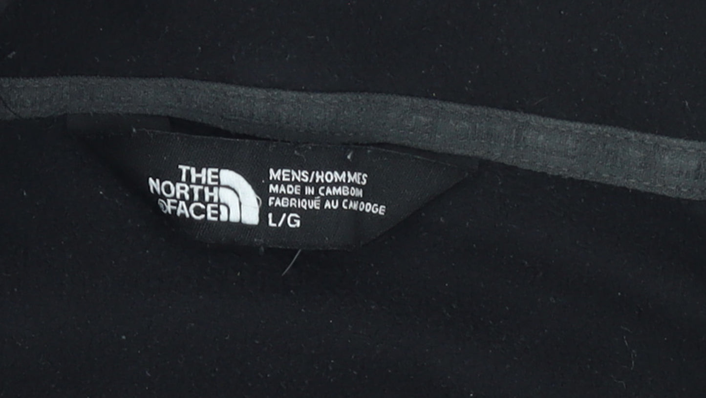 The North Face Men’s Black Fleece 1/4 Zip Pullover Sweatshirt Size L