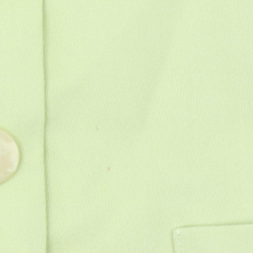 Richards Women Lime Green Short Sleeve Suit Jacket Size 14