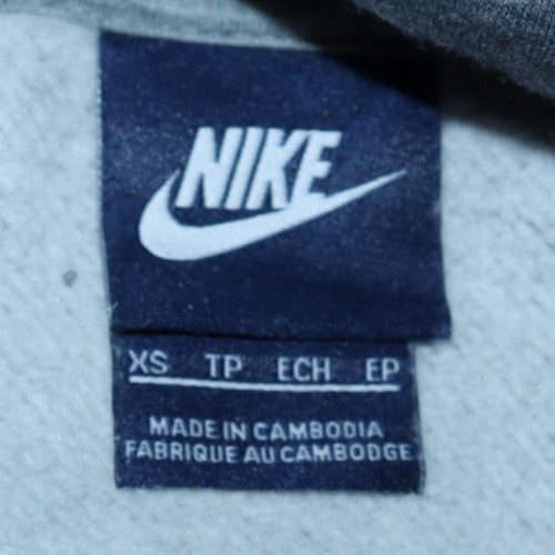Nike Men's Grey XS Pullover Hoodie Sweatshirt with Logo