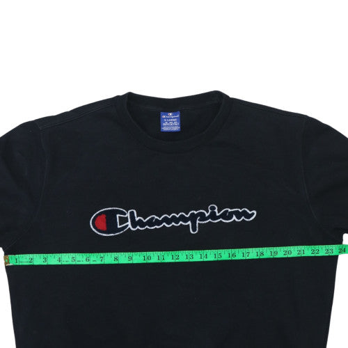 Champion Men's Black XL Crew Neck Pullover Sweatshirt