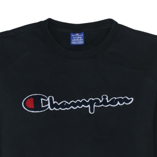 Champion Men's Black XL Crew Neck Pullover Sweatshirt