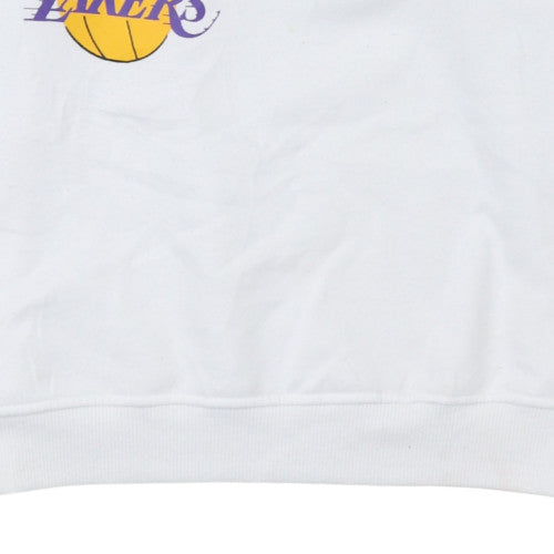 NBA Los Angeles Lakers White Crew Neck Sweatshirt XL Women’s Casual
