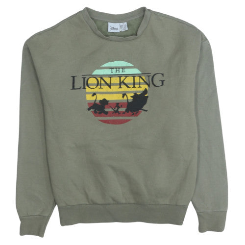 Disney Women Khaki The Lion King Pullover Sweatshirt Size M