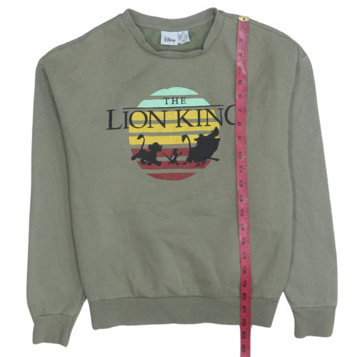 Disney Women Khaki The Lion King Pullover Sweatshirt Size M