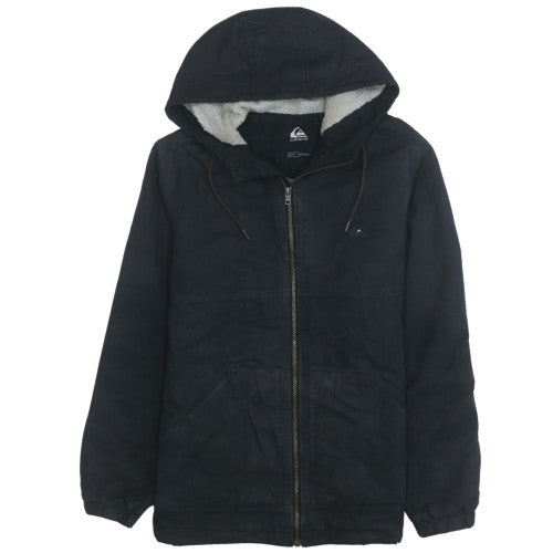 Quiksilver Men's Black XS Hooded Lined Polyester Casual Jacket