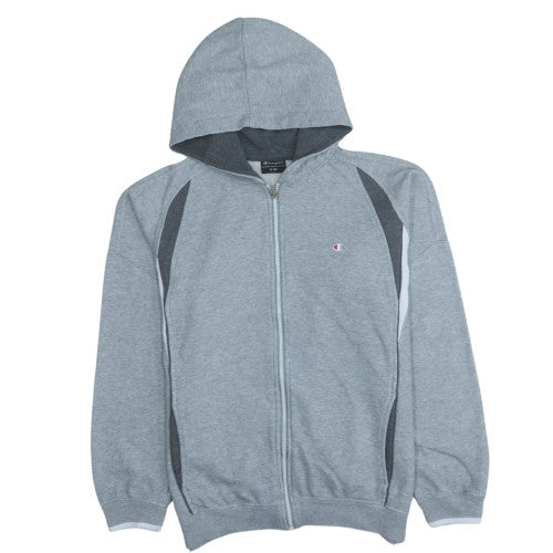 Champion Boys Grey Full Zip Hoodie 13 Years Fleece Sportswear