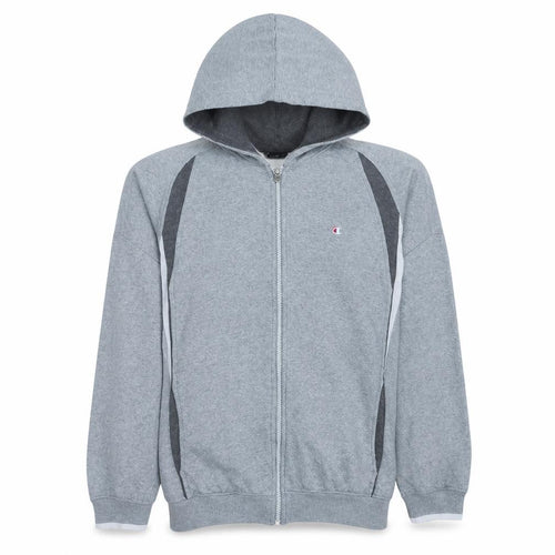 Champion Boys Grey Full Zip Hoodie 13 Years Fleece Sportswear