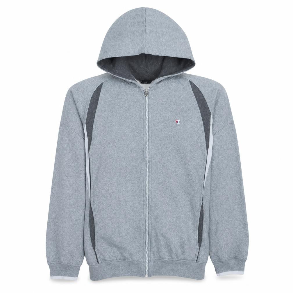 Champion Boys Grey Full Zip Hoodie 13 Years Fleece Sportswear